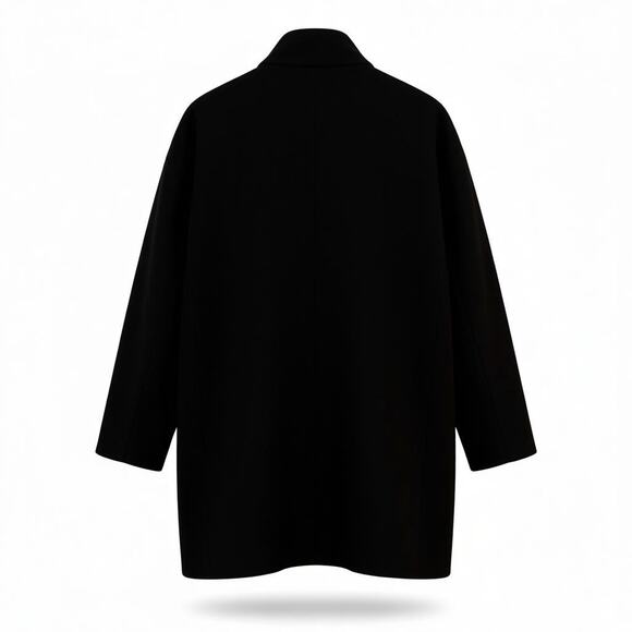 J. Crew Cocoon Italian Stadium-Cloth Wool Coat Size 8 - Picture 7 of 16